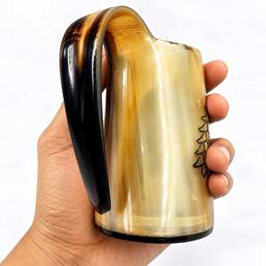 Handmade Horn Classic Tea <b>Mug</b> Natural Shape Polished Eco-Friendly Dishwasher Safe Solid Pattern Party Home Use Gift <b>Box</b> - Product Image 3