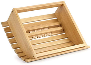 Wooden Under <b>Desk</b> Footrest <b>Ergonomic</b> Foot Rest with Massage Roller Bamboo Foot Support for Office Chair Home Office <b>Desk</b> - Product Image 5