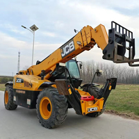 Chariot télescopique JCB d'occasion à moteur diesel 540-180 / 540-180 Hi-Viz 1,5 m 1500 kg, fonctionnement manuel, tout-terrain, origine SE