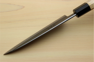 มีดเชฟญี่ปุ่นยี่ห้อ BA Enterprises รุ่น Gyuto ใบมีดเหล็กดามัสกัส ด้ามไม้ ปลายมีดแบบ Drop Point สำหรับครัว ความยาวรวม 12 นิ้ว ความหนา 0.6 มม. - Product Image 3