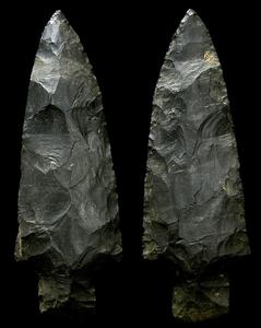 Meilleure qualité en gros Style Feng Shui obsidienne noire pointe de flèche lame de couteau pierre précieuse faite à la main AAMEENA AGATE approvisionnement - Product Image 2