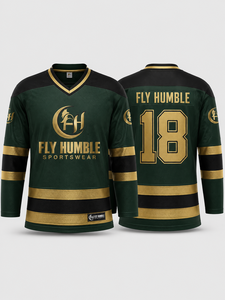 เสื้อฮอกกี้น้ำแข็ง Fly Humble สำหรับผู้ชาย คอวี แขนยาว ระบายอากาศได้ดี ผลิตจากโพลีเอสเตอร์ ชุดกีฬาสำหรับผู้ใหญ่ ทรงปกติ สั่งทำได้รวดเร็ว - Product Image 5