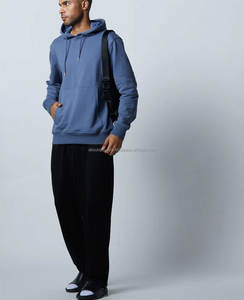 Quantité minimale de commande bas gros goutte épaule acide lavage vintage à capuche hommes capuche intégrale demi zip up respirant coton à capuche - Product Image 3