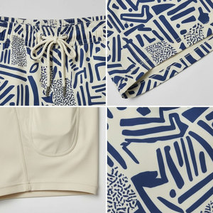 Mens Compression Baselayer Short with Micro Mesh Outer Double Layer for Basketball Running Gym <b>Athletic</b> <b>Support</b> Wholesale - Product Image 3