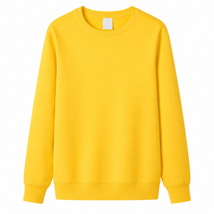 เสื้อสเวตเชิ้ตคอกลมสีเหลือง ทรงปกติ สีพื้น ผ้าถัก สวมใส่สบาย เหมาะสำหรับทุกเพศทุกวัย ใส่ได้ในฤดูใบไม้ร่วง ปี 2026 - Product Image 4