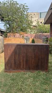 Estantería Moderna de Lujo de Madera Maciza de 2 Niveles, Estilo Industrial, para Sala de Estar, Comedor, Decoración del Hogar - Product Image 6