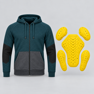 Sudadera con Capucha para Motociclistas, con Protección, Chaqueta de Motociclismo Personalizada, Resistente al Viento, para Carreras y Turismo - Product Image 1