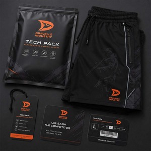 Shorts tactiques esports noirs discrets, séchage rapide, écologiques, respirants, avec poche zippée, shorts de performance pour équipes OEM, polyester personnalisé - Product Image 5