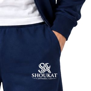 Navy Blue Men's Sweatpants <b>Elastic</b> <b>Waist</b> Jogger <b>Trousers</b> Tapered Fit Casual Athletic Bottoms <b>With</b> Side Pockets Daily Wear - Product Image 6