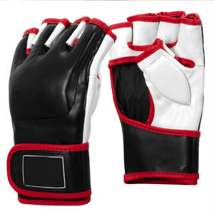 Gants de MMA en cuir PU de haute qualité en blanc, rouge et noir - Nouveau design à prix raisonnable, bon fournisseur pour les arts martiaux et la boxe - Product Image 4