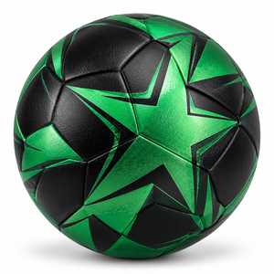 ESTRELLA INTERNATIONAL Ballon de football personnalisé bleu et blanc à motif étoile Taille 5 Ballon d'entraînement Modèle EI-FB-0013 Utilisation intérieure/extérieure - Product Image 5
