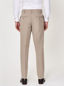 Pantalones de Vestir Formales para Hombre, Estilo Profesional de Oficina, Rectos, Transpirables, de Lona, Cintura Media, Peso Medio, Elegantes - Product Image 4