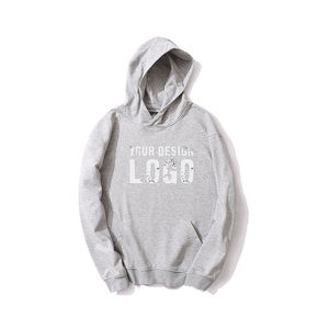 Sweat-shirt à capuche vert olive pour homme, coupe classique, coton French Terry, poche avant, logo imprimé, vêtement décontracté pour l'automne - Product Image 3