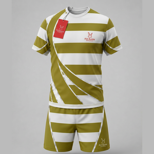 Uniforme de rugby premium con tela transpirable, control de humedad, ajuste atlético, costuras duraderas y personalización completa para clubes. - Product Image 1