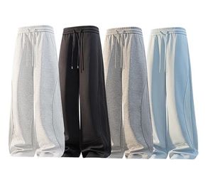 OEM <b>oversized</b> <b>sweatpants</b> wide leg <b>sweatpants</b> for Streetwear Brands Wholesale Low MOQ stacked <b>sweatpants</b> - Product Image 4