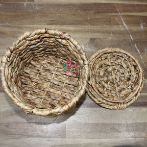 Caja de pañuelos de jacinto de agua Artex Dong Thap, hecha a mano, moderna, sostenible, tamaño personalizable, origen Vietnam, decoración del hogar, artesanía - Product Image 2