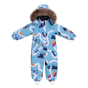 Fabricantes de Ropa, Overoles Gruesos de Invierno Personalizados para Niños Pequeños, Trajes de Nieve para Niñas, Traje de Esquí para Niños - Product Image 6