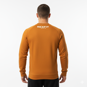 High Quality 100% Cotton Crew Neck Sweatshirt Custom Logo Full Sleeve Waterproof Breathable Modern Casual Wear Men - Product Image 2