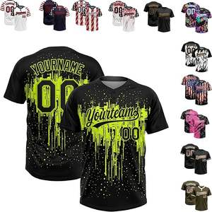 Camiseta de Béisbol y Sóftbol Personalizada para Adultos, con Nombre y Logotipo, Suave, Transpirable, que Absorbe la Humedad, Ropa Deportiva para Jugadores y Aficionados 2026 - Product Image 2