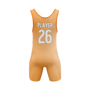Combinaison de lutte américaine professionnelle pour hommes, 100% polyester, légère, extensible dans quatre directions, respirante, combinaisons personnalisées - Product Image 2