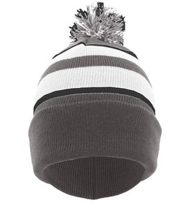 Wholesale Custom Grey Unisex Knit Cuffed <b>Beanies</b> Winter Soft Warm 100% Cotton Outdoor Sports Ear Protection Custom Logo - Product Image 1