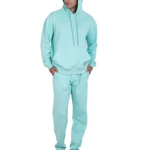 Survêtement personnalisé couleur unie en tissu extensible doux – Tenue de sport élégante – Vente en gros sur demande - Product Image 1