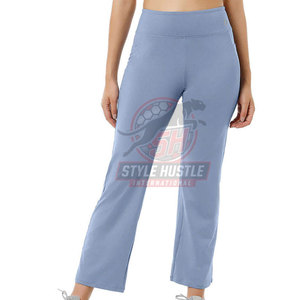 Pantalones Deportivos Acampanados para Mujer, Cómodos, con Estampado Personalizado, Ligeros, para Uso Casual - Product Image 2