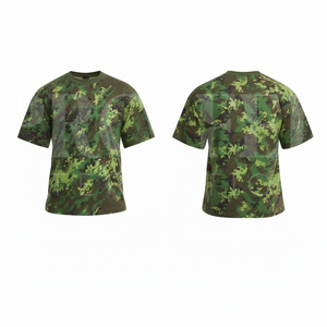 เสื้อยืดลายพรางคุณภาพสูงขายส่ง แขนสั้น คอกลม เสื้อทำงานกลางแจ้ง ระบายอากาศ แห้งเร็ว ทันสมัย ไซส์ใหญ่ - Product Image 5