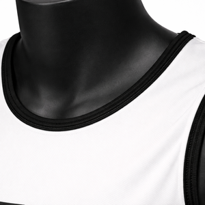 Camiseta de Baloncesto Unisex Blanca sin Mangas, Número 56, Cuello Redondo, Secado Rápido, Malla de Poliéster Ligera, Corte Regular para Adultos - Product Image 4