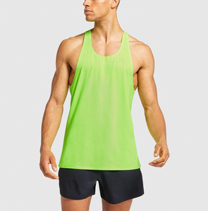 Fabricant OEM – Débardeurs de sport sans manches pour hommes, coupe stringer, en matériau respirant, disponibles en plusieurs couleurs - Product Image 1