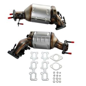 ตัวแปลงปฏิกิริยาด้านหน้าซ้ายและขวา 2 ชิ้น พร้อมพอร์ตเซ็นเซอร์ 2 ช่อง สำหรับรุ่นฟอร์ดเอ็กซ์พลอเรอร์ปี 2013-2019 # 1379 # 1378 - Product Image 1