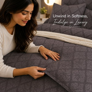 GlobalSoft 200 GSM Microfiber <b>Comforter</b> Set | Solid Plain Bedding for King, Queen & Twin <b>Beds</b> | International Export Quality set - Product Image 4