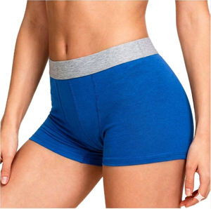 Culotte Boyshort Femme Taille Moyenne Anti-fuite Lavable Respirante Séchage Rapide Antistatique Confortable Coton Coupe Confortable Écologique - Product Image 1