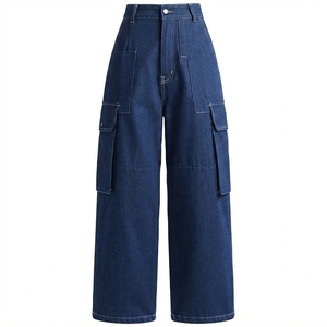 Pantalon cargo homme taille mi-haute coupe large, écologique, imperméable, en tissu 100% coton laminé, style sportif, multiples poches, élastique - Product Image 6