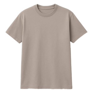 T-shirts pour hommes en gros, col rond, coupe ajustée, manches courtes, anti-boulochage, 240g, couleur unie, faible MOQ, prêts à être expédiés - Product Image 6