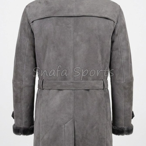 Veste en cuir pour homme, veste en cuir de mouton, veste en cuir véritable, nouveau design, classique, hiver, fourrure de mouton véritable - Product Image 5