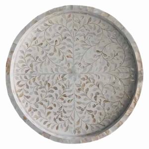 Bandeja de Servicio Premium Hecha a Mano con Nácar, Organizador de Nácar, Bandeja de Almacenamiento para Bodas y Fiestas - Product Image 1