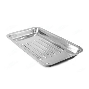 Bandeja para limpieza dental autoclavable de acero inoxidable, instrumento dental manual duradero para uso profesional, con certificación CE - Product Image 3