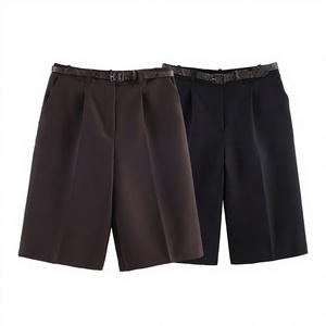 Shorts Deportivos de Alta Calidad para Mujer, Casuales, con Cordón, Tejidos, 4 Bolsillos, Transpirables, de Secado Rápido, para Correr, Entrenamiento, Gimnasio y Deportes - Product Image 4