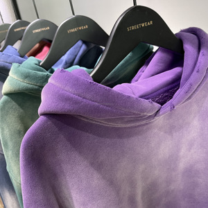 เสื้อมีฮู้ดซักแบบวินเทจสำหรับผู้ชายเสื้อมีฮู้ดผ้ากรดไซส์ใหญ่พิเศษโลโก้ออกแบบได้ตามต้องการ2025 - Product Image 1