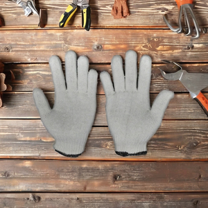 Guantes no recubiertos de algodón de invierno cálido de protección laboral blanca Natural de alta calidad 40g Uso de taller sin costuras uso General duradero - Product Image 3