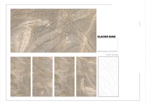Moderno estilo europeo 600x1200mm azulejos de porcelana mate GLACIER DUNE tallado suelo antideslizante antibacteriano sólido habitación - Product Image 3