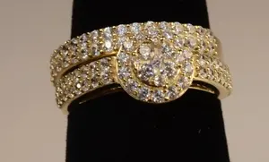 Anillo de Compromiso con Moissanita de Corte Redondo de 2.30Ct, Plata de Ley, Engaste de Puntas, Diamante Tishya - Product Image 4