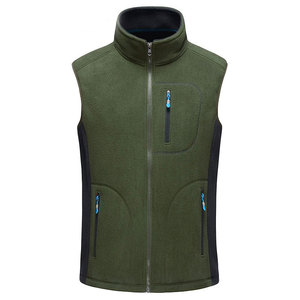 Chaleco de lona reversible para hombre, impermeable, grueso, cálido, informal, para invierno, sin mangas, de tela suave. - Product Image 1