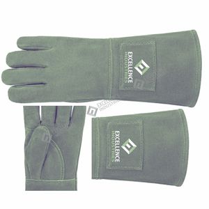 Durable Leather Safety Welding <b>Gloves</b> Heat Resistant Protective Hand <b>Gloves</b> for Industrial Welding and Fabrication - Product Image 5