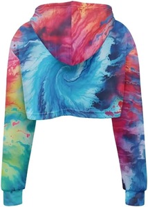 Custom <b>Long</b> <b>Sleeves</b> Yoga Sportswear Woman <b>Crop</b> Top Hoodies Women Training Hoodies - Product Image 6