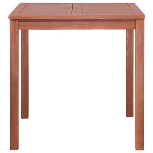 Table de jardin en bois d'acacia massif 31,5'' x 31,5'' x 29,1'' Table d'extérieur marron - Product Image 2