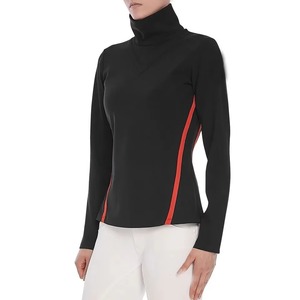 Chemise d'équitation unisexe neuve en gros pour concours hippique, manches longues, coupe ajustée, en polaire respirante, logo personnalisé - Product Image 6