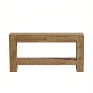 Consolle Moderna di Lusso con Vano Portaoggetti e Piano in Pietra Rustica per Soggiorno, Ingresso, Appartamento o Arredamento Alberghiero - Product Image 2
