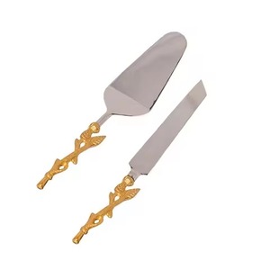 Wedding <b>Cake</b> <b>Server</b> Set Stainless Steel <b>Cake</b> Knife and Spatula for Reception and Banquet Service - Product Image 1